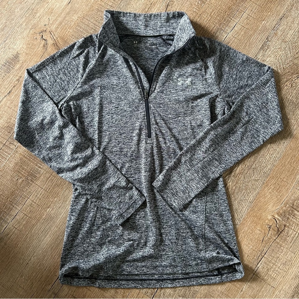 Under Armour Gray Quarter-Zip Sweatshirt